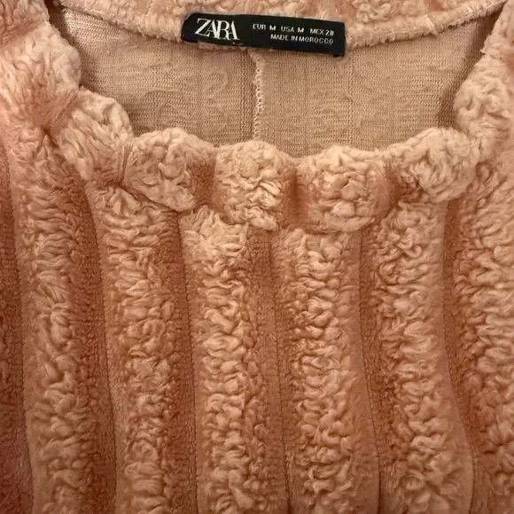 Zara Pink Ribbed Sweater - Picture 3 of 3